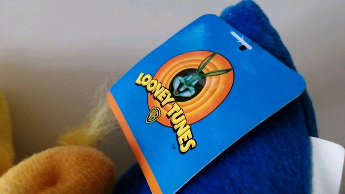 Peluche titi avec anneau porte clef - photo numéro 3