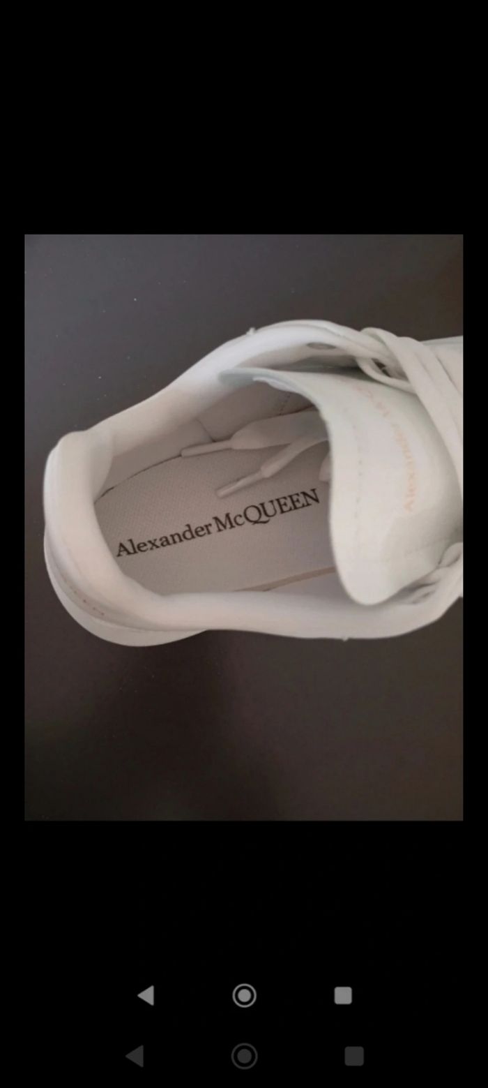 Basket Alexander McQueen blanche taille 37 - photo numéro 5
