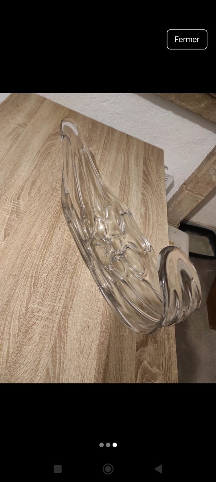 Vend corbeille en cristal - photo numéro 3