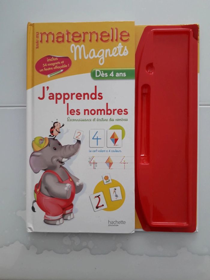 Livre ardoise j'apprends les nombres