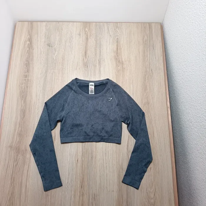 Hauts gymshark femme XL gris violet