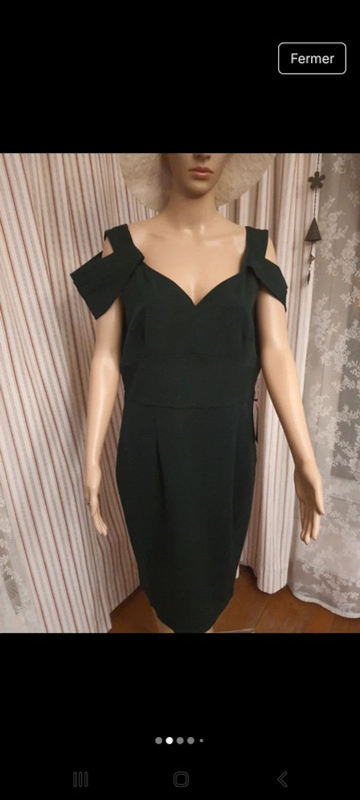 Robe de ceremoniem verte Jolie Moi Eur 44 neuve - photo numéro 2