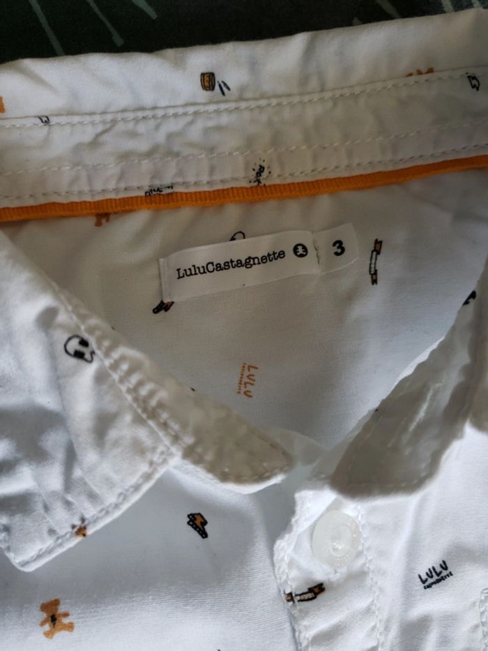 Chemise manches longues lulu castagnette 3 ans - photo numéro 2