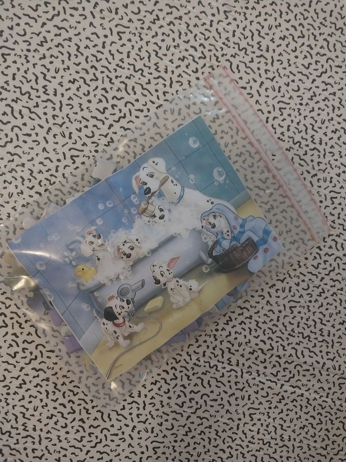 puzzle disney 101 dalmatiens 60 pièces complet enfant chiots bain - photo numéro 5