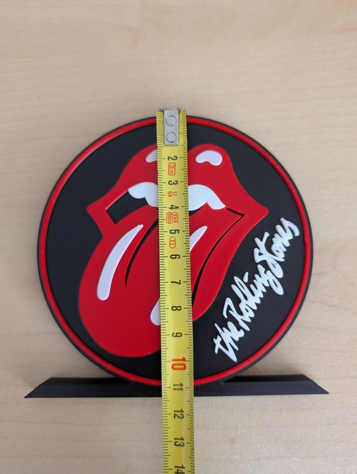 Bibelot mini enseigne statuette logo the rollings stones - photo numéro 4