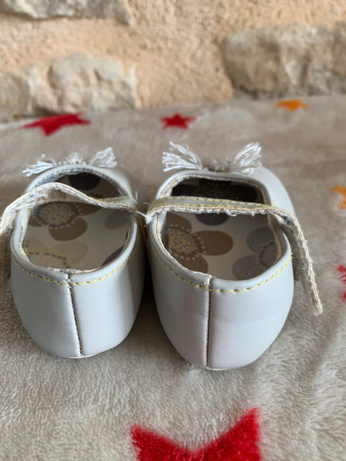 Lot 2 paires de ballerines Obaïbi beige & grises bébé T16 - photo numéro 4