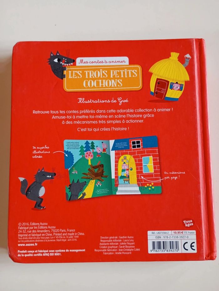 Mes contes à animer : les trois petits cochons - photo numéro 2