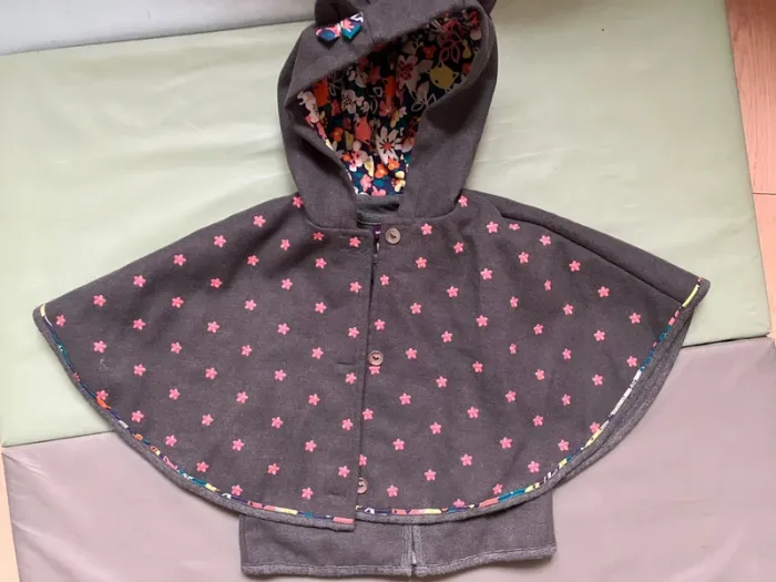 Manteau/veste cape couleur grise “chat” 18-24mois Sergent Major - photo numéro 3