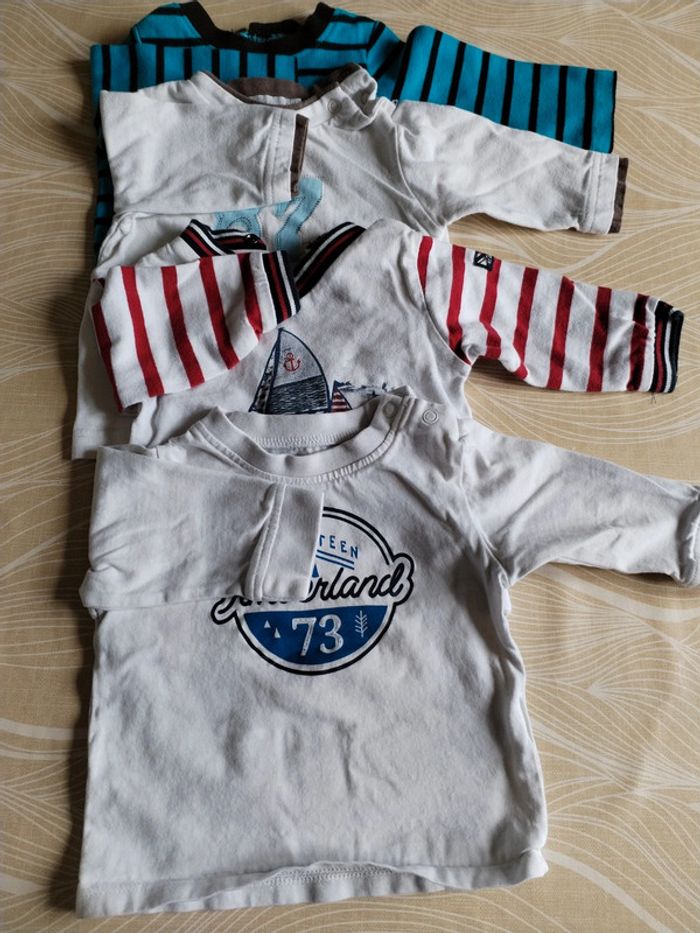 Lot T-shirts manches longues