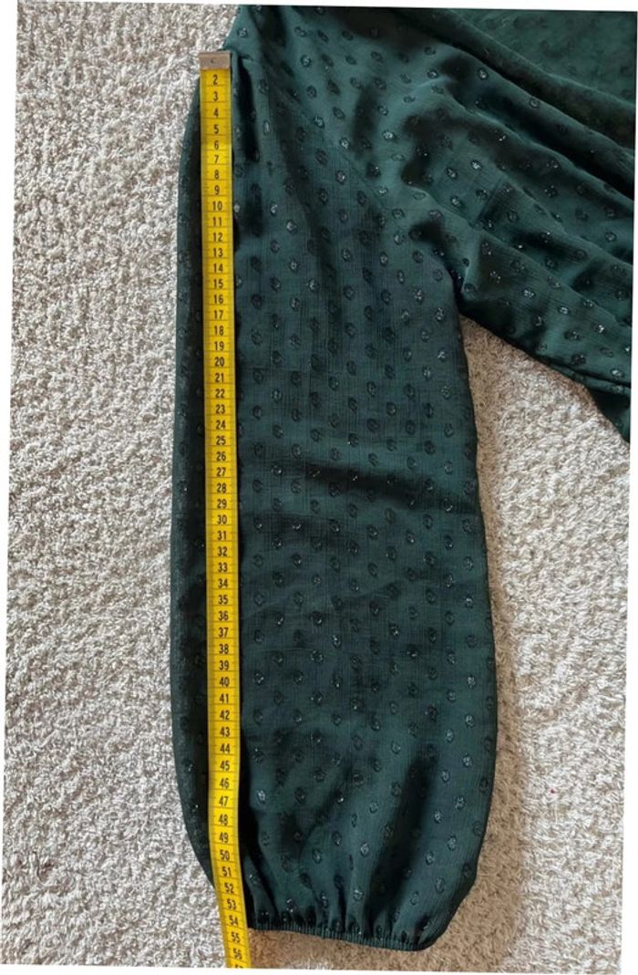 Robe verbe avec pois pailletés doublée taille 1 Rue des Abbesses - photo numéro 3