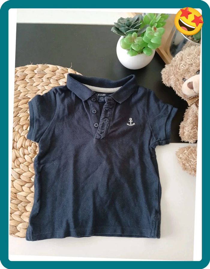 Polo bleu Taille 12 mois🌿🦊