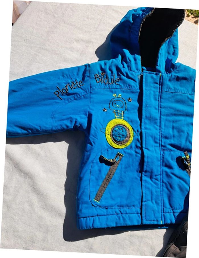 Combinaison manteau + salopette Ski Polochon 2A fourré - photo numéro 6