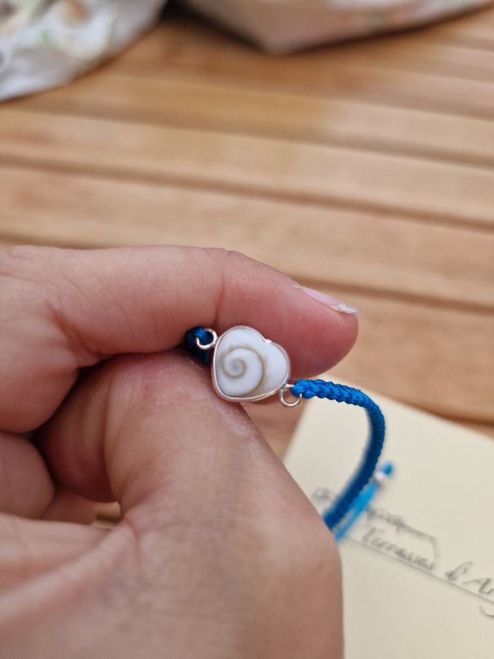 Bracelet œil de sainte lucie bleu les terrasses d aragon - photo numéro 2