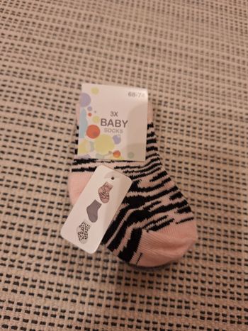 Chaussettes bébé 3 paires Taille 68-74
