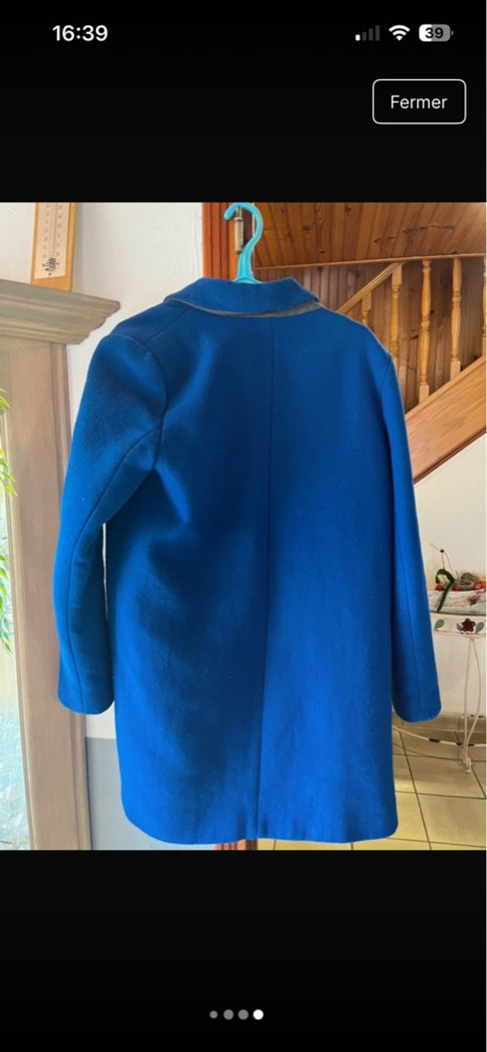 Manteau bleu électrique - photo numéro 2