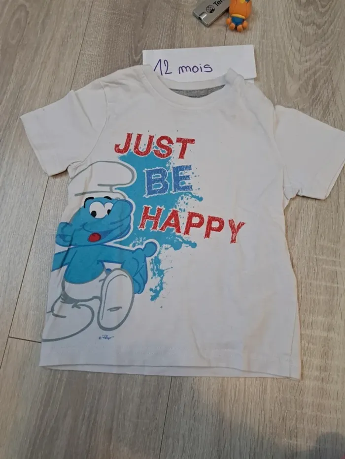 T-shirt manches courtes 12 24 mois