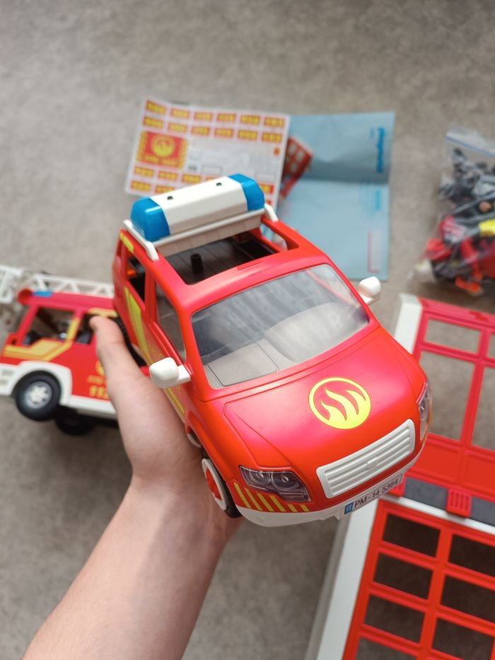 🔥 Playmobil City Action – Caserne de pompiers avec alarme (5361) 🚒 - photo numéro 2