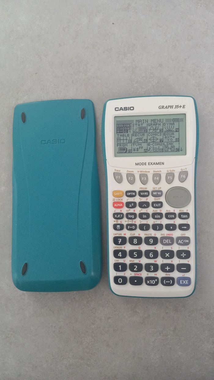 Calculatrice Casio Graph 35+ Examen
