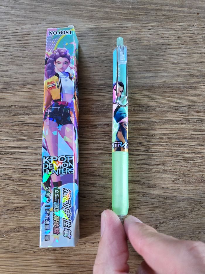 Stylo crayon demon hunters kpop huntrix