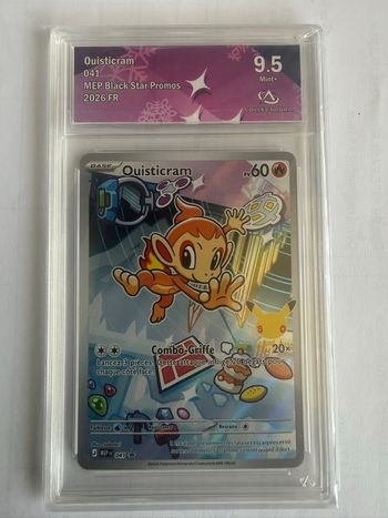 Carte Pokémon Ouisticram 041 MEP Black Star Promos 2026 FR Collectaura 9,5
