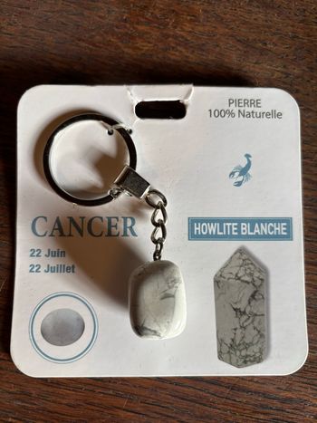 Porte clés pierre naturelle 