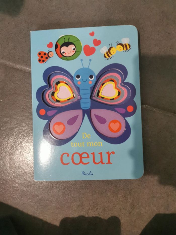 Livre bébé de tout mon cœur