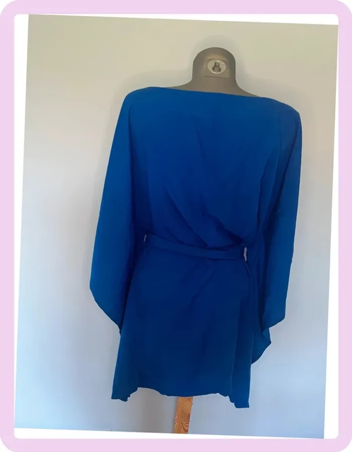 Robe Kimono Bleue Karma Koma – Taille Unique, Fluide et Élégante - photo numéro 6