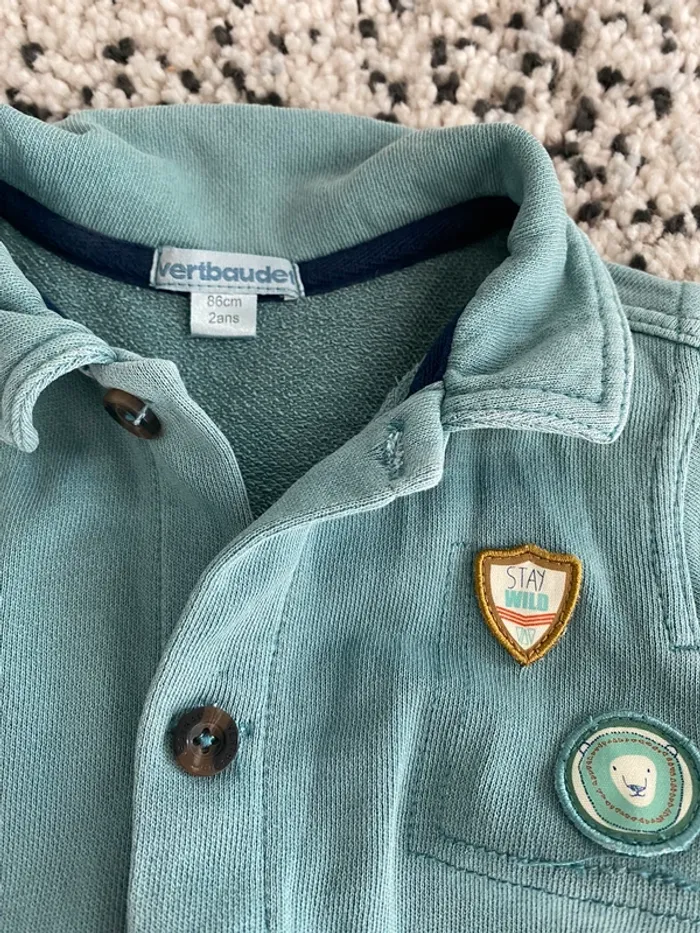 Veste céladon vertbaudet 2 ans - photo numéro 2