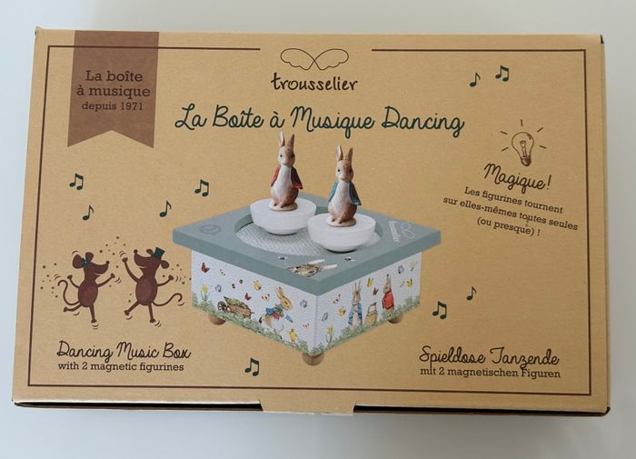 Boîte à Musique en Bois Trousselier - Peter Rabbit - Authentique - Neuve! - photo numéro 2