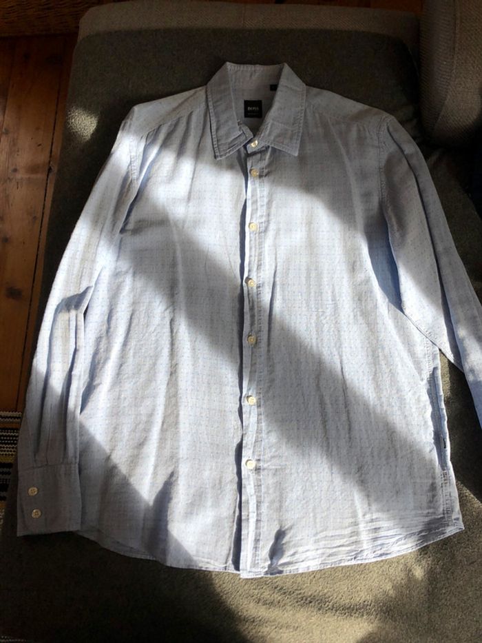 Chemise Hugo boss bleue - photo numéro 2