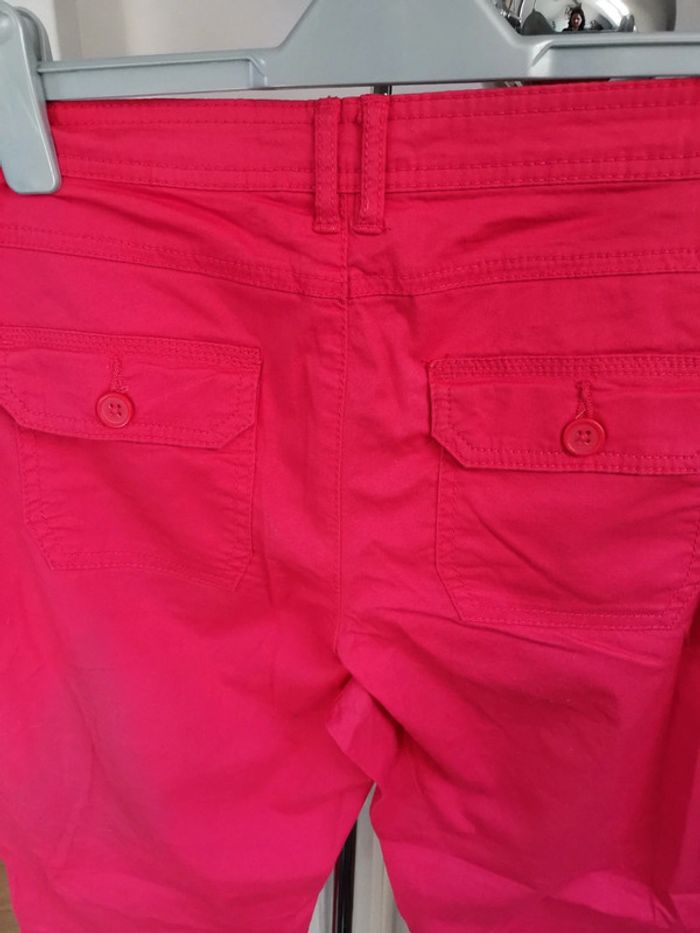 Pantalon 7/8 Camaïeu Fuschia T40 - photo numéro 6