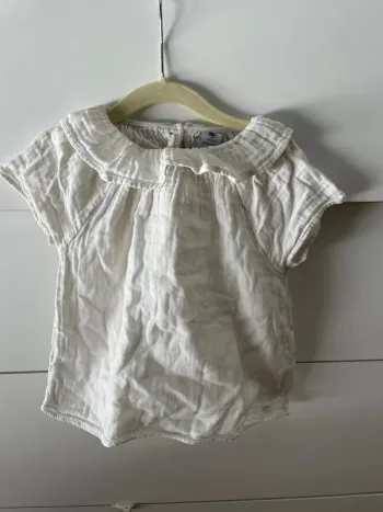 Tee shirt gaze de coton Petit Bateau 5 ans