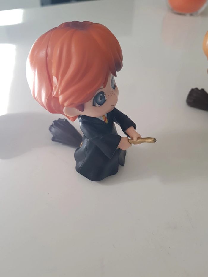 Lot 3 figurines Harry Potter sur leurs balais - photo numéro 4