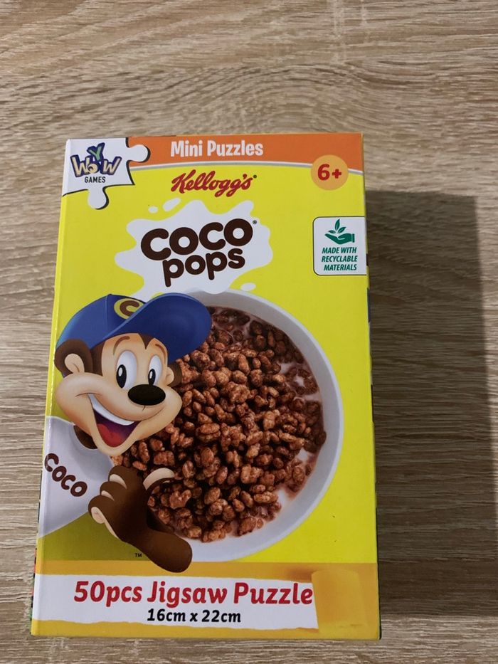Mini puzzle coco pops kellog’s