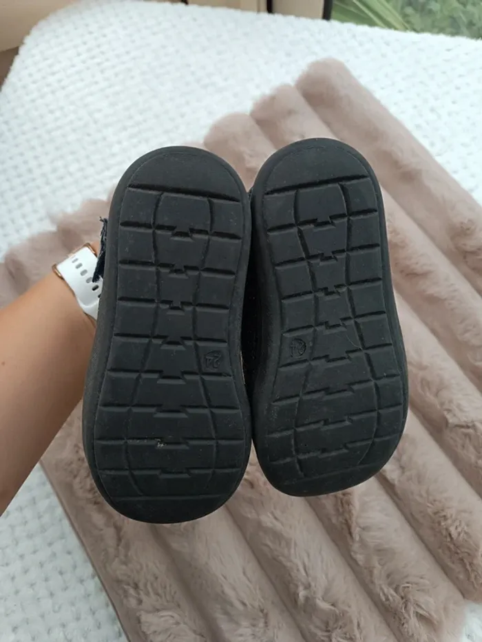 🔸 Chaussures Baskets Bleues Fermeture Éclair 24🔸 - photo numéro 6