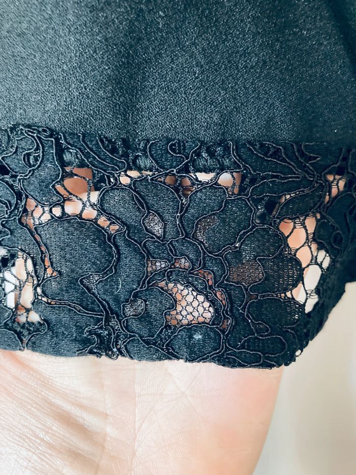 Jupe noire dentelle Songe Lab XS - photo numéro 2