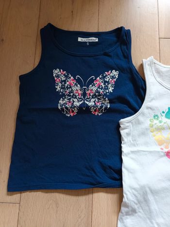 Lot 2 débardeurs 6 ans