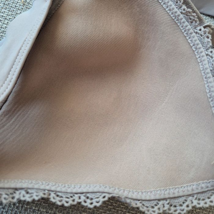 Soutien gorge triangle coque fine creme taupe - Etam - Taille 90C - photo numéro 4