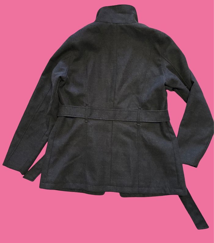 Beau manteau pour femme inter-saison gris anthracite (44) - photo numéro 2