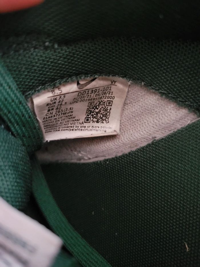 Nike Dunk Low Next Nature - Vertes et Blanches - photo numéro 4