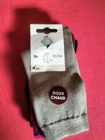 Lot chaussettes fille 31 34 neuf