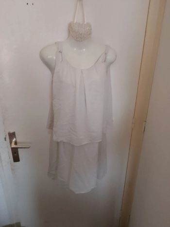 Robe d'été blanche Cache Cache taille 40