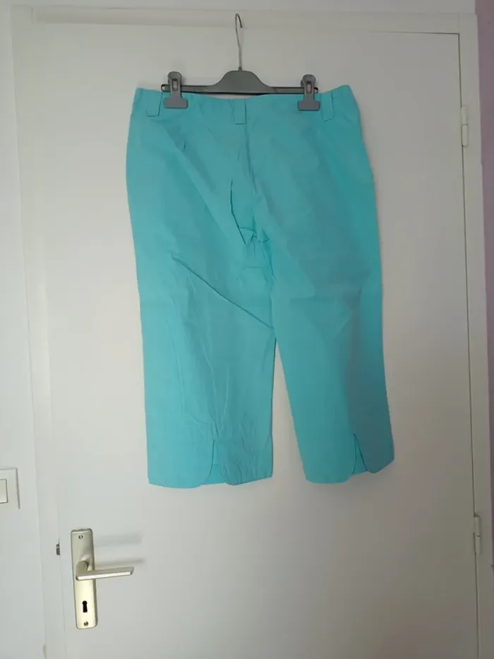 Pantacourt turquoise XL - photo numéro 2
