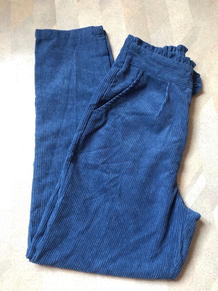 Pantalon velours taille haute - photo numéro 9