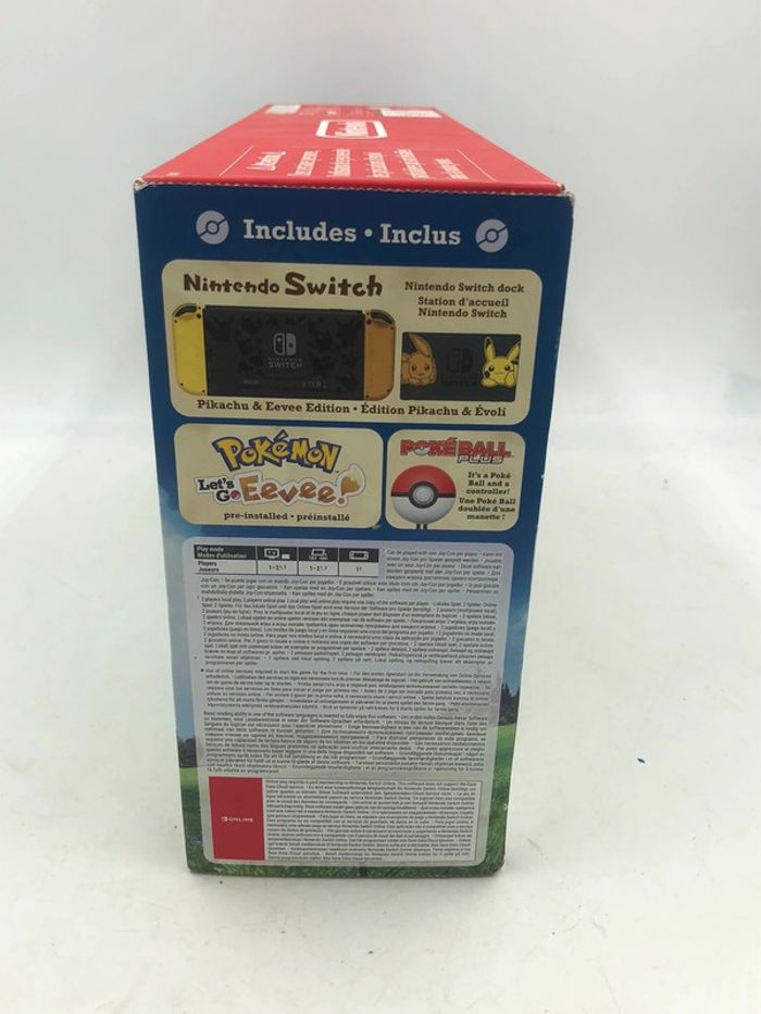 Console de jeu vidéo Nintendo Switch Pokémon Let’s Go Évoli - photo numéro 4