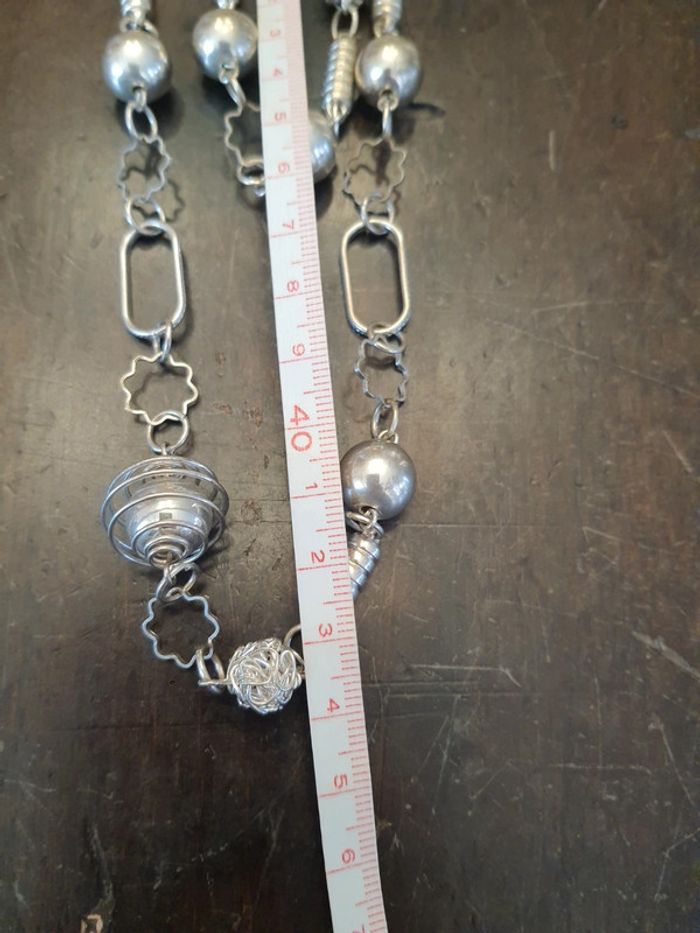 Collier moderniste années 1970. Signé LBVYR - photo numéro 16