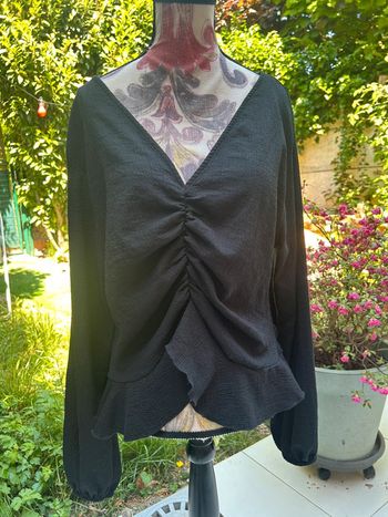 Haut benitier noir manches longues taille L - h&m