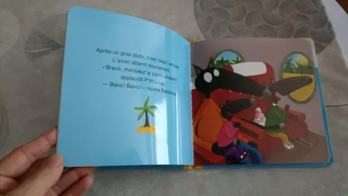 Livre p'tit loup part en voyage Auzou - photo numéro 3