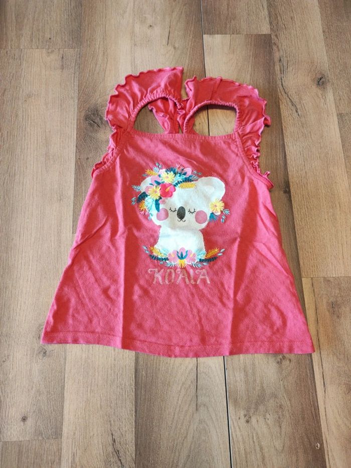 Tee-shirt bretelles 4 ans Sergent Major 🐨