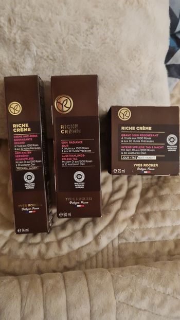 Lot gamme riche crème YR